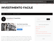 Tablet Screenshot of investimentofacile.com